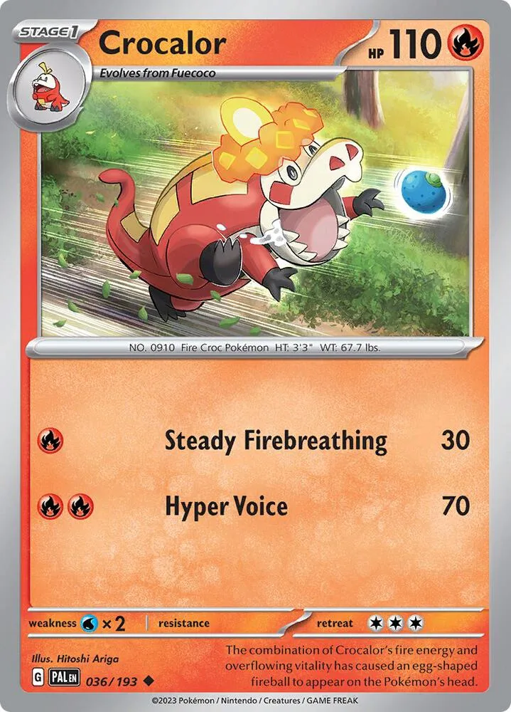 Crocalor card front