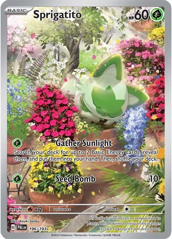 Sprigatito Holofoil card