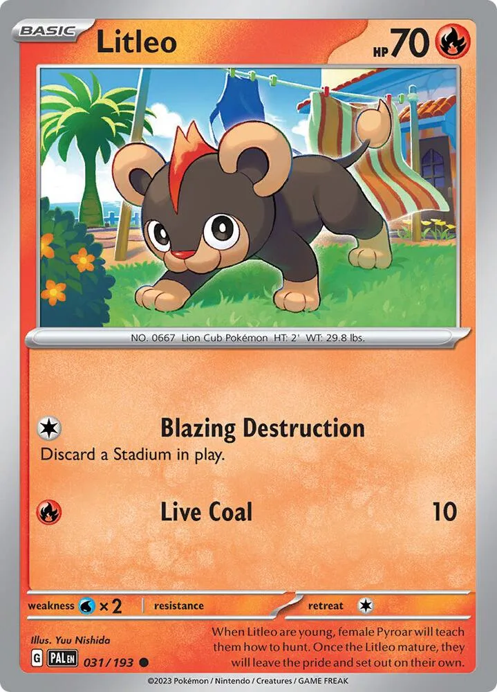 Litleo card front