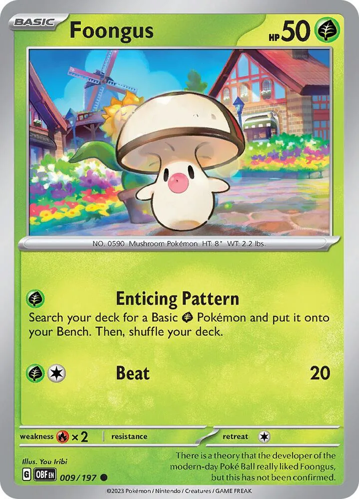 Foongus card front
