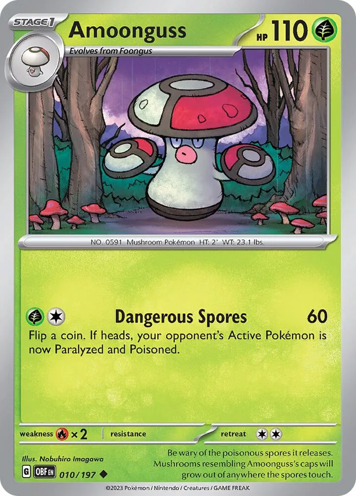 Amoonguss card front