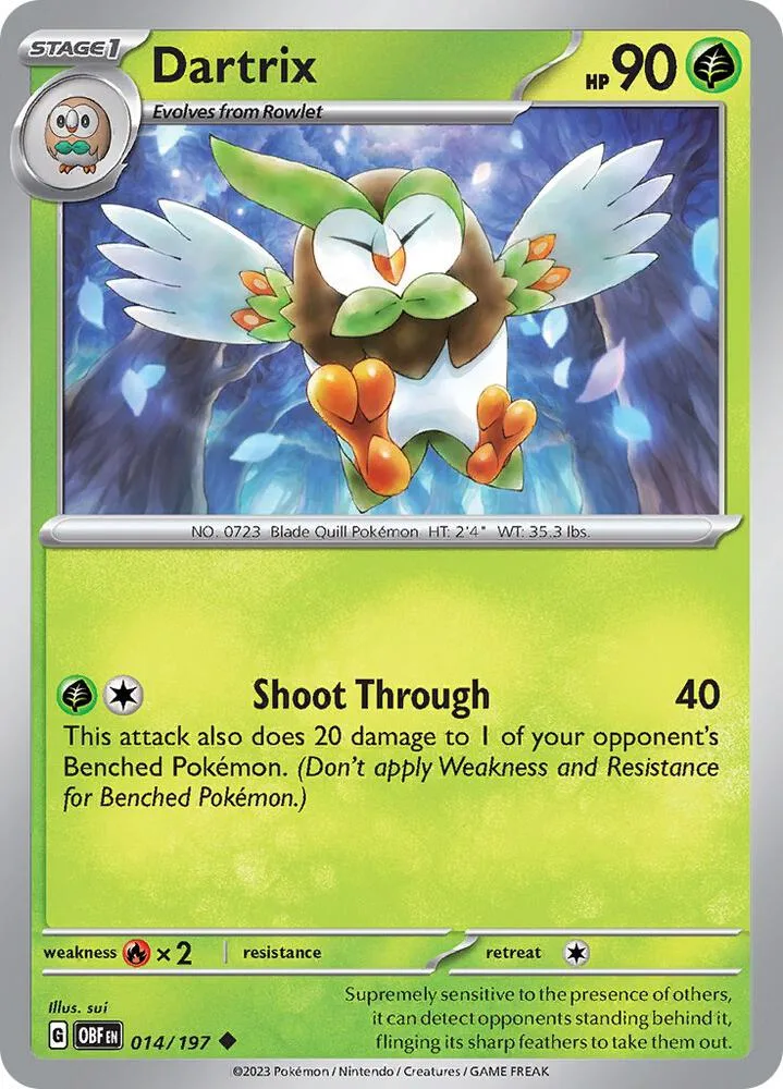 Dartrix card front
