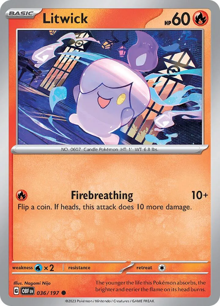 Litwick card front