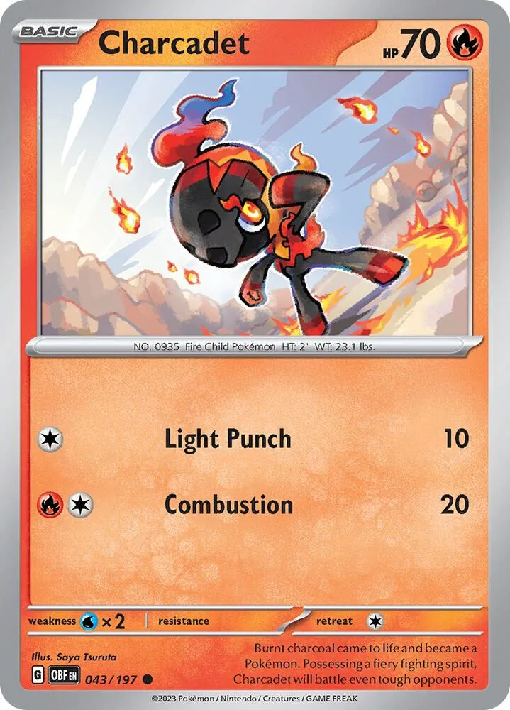 Charcadet card front