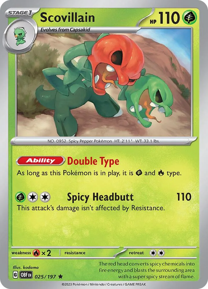 Scovillain card front