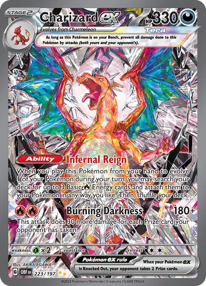 Charizard ex Holofoil card