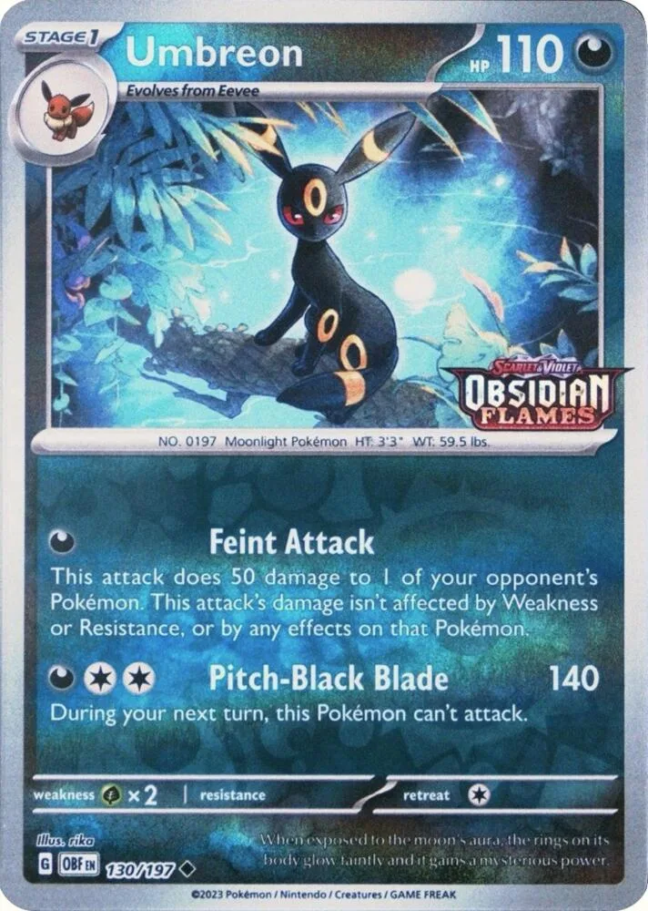 Umbreon Set Stamp card
