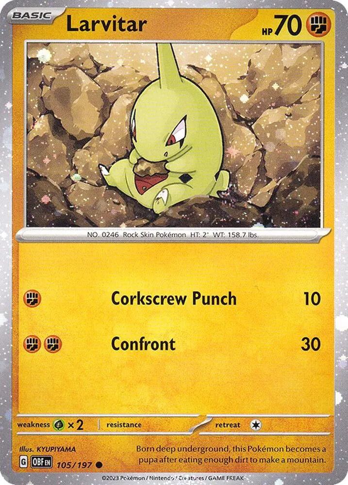 Larvitar (Cosmos Holo) thumbnail