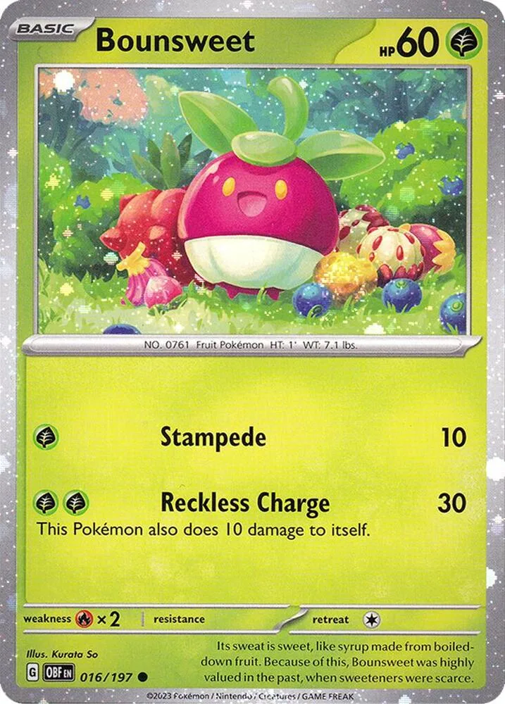 Bounsweet (Cosmos Holo) thumbnail