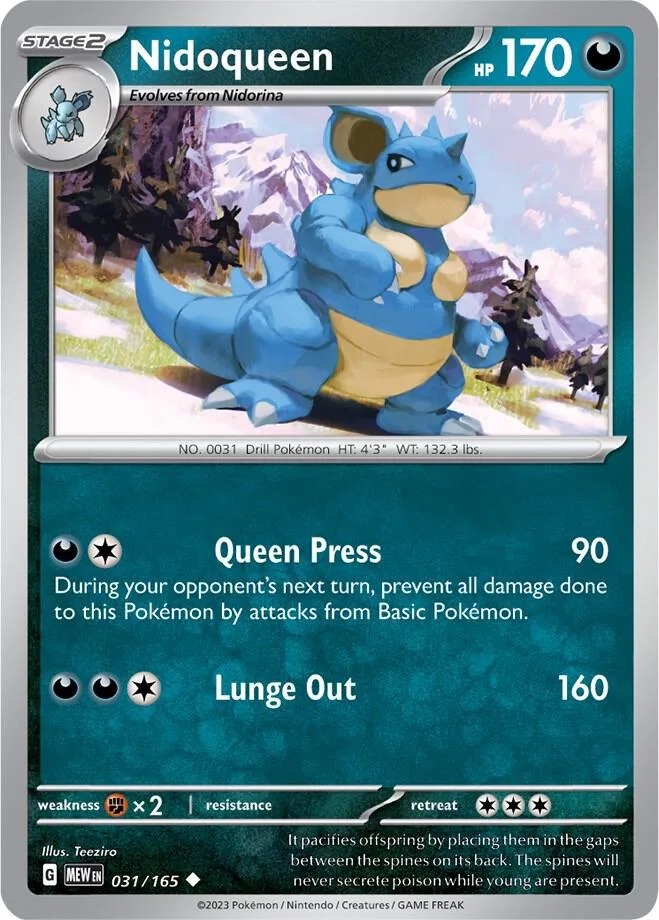 Nidoqueen card front