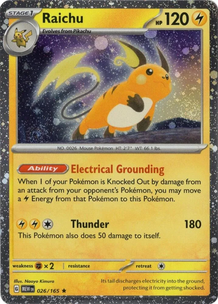 Raichu (Cosmos Holo) thumbnail