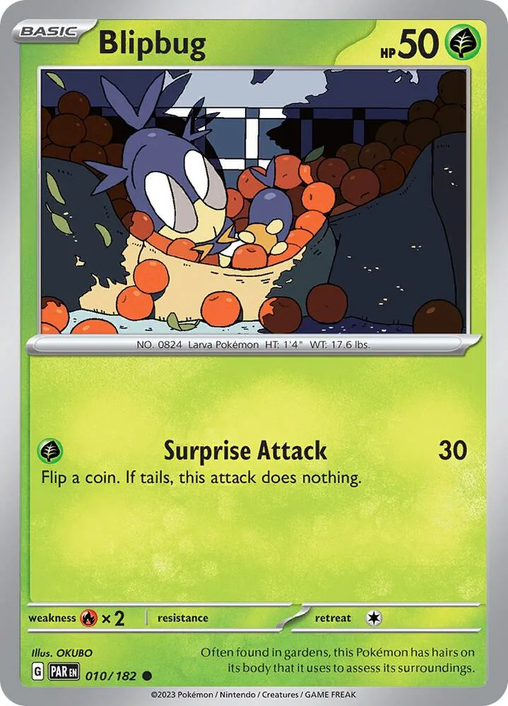 Blipbug card front