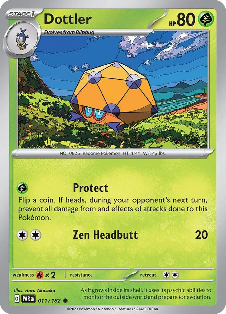 Dottler card front