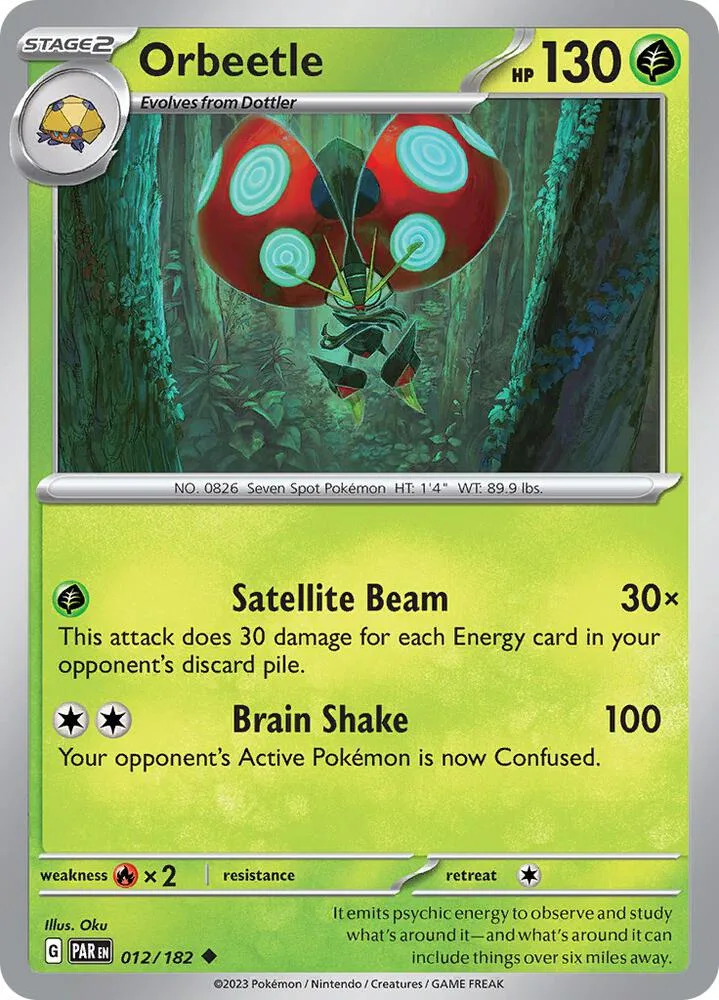 Orbeetle card front