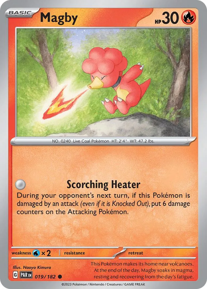 Magby card front