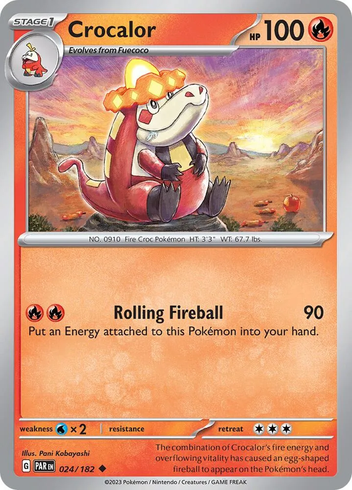Crocalor card front