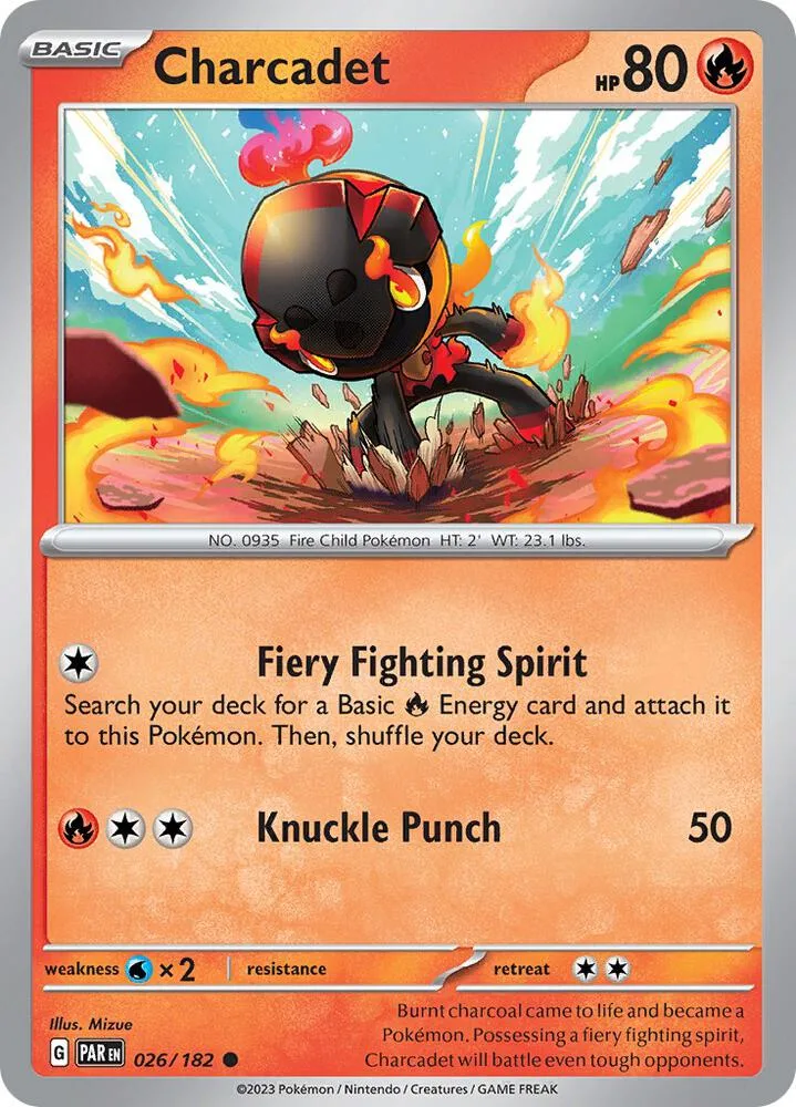 Charcadet card front