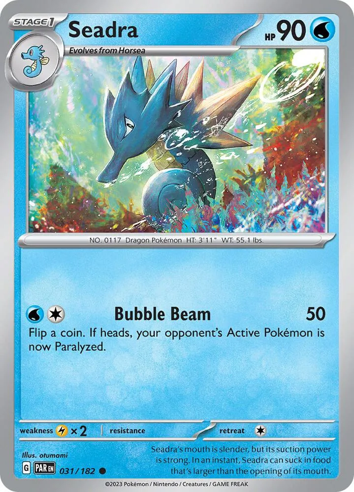 Seadra card front