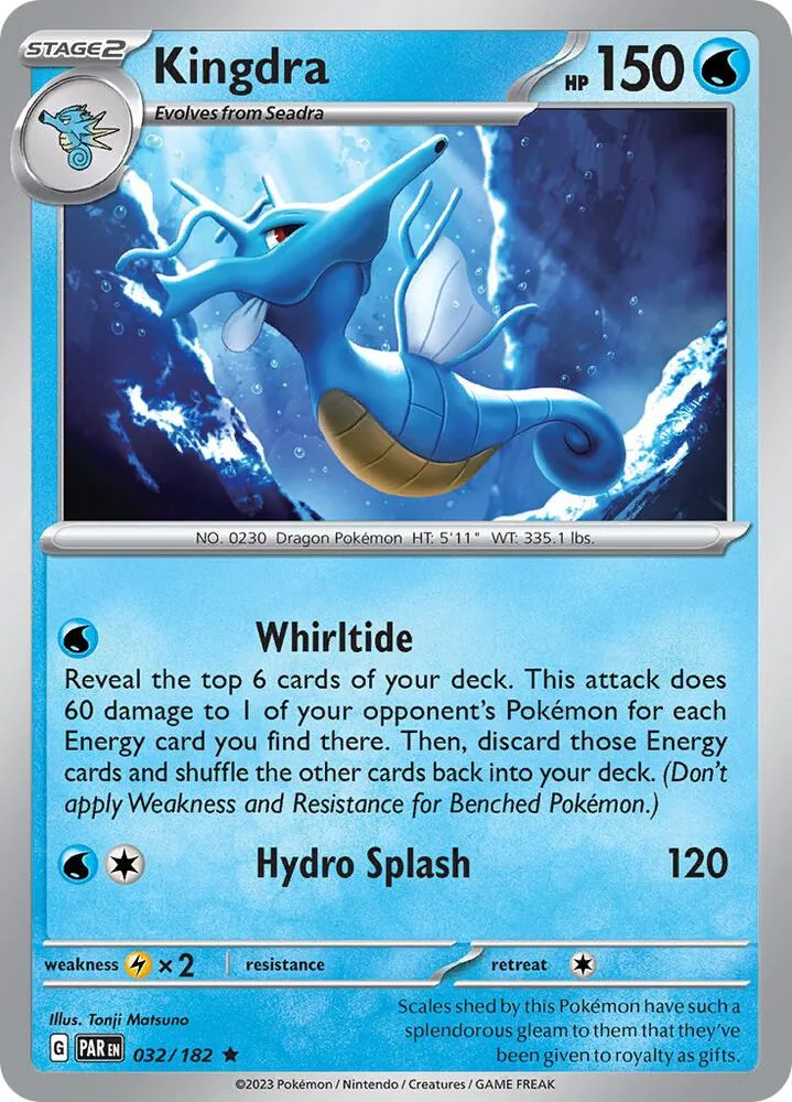 Kingdra card front