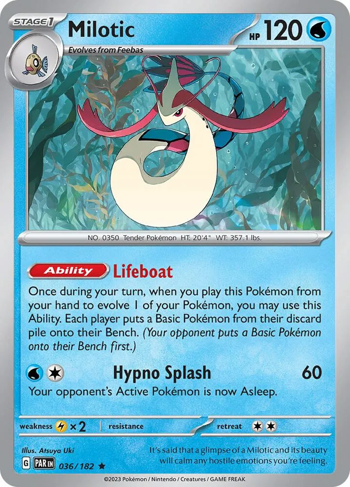 Milotic card front