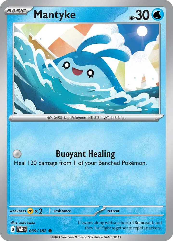 Mantyke card front