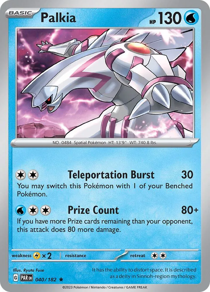 Palkia card front