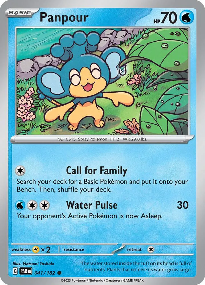 Panpour card front