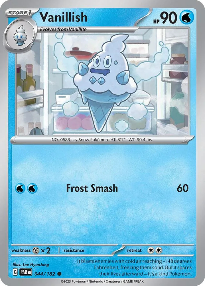 Vanillish card front
