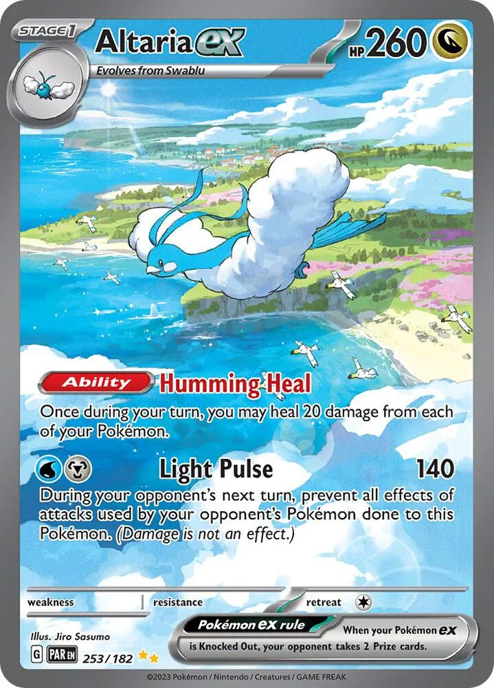 Altaria ex Holofoil card