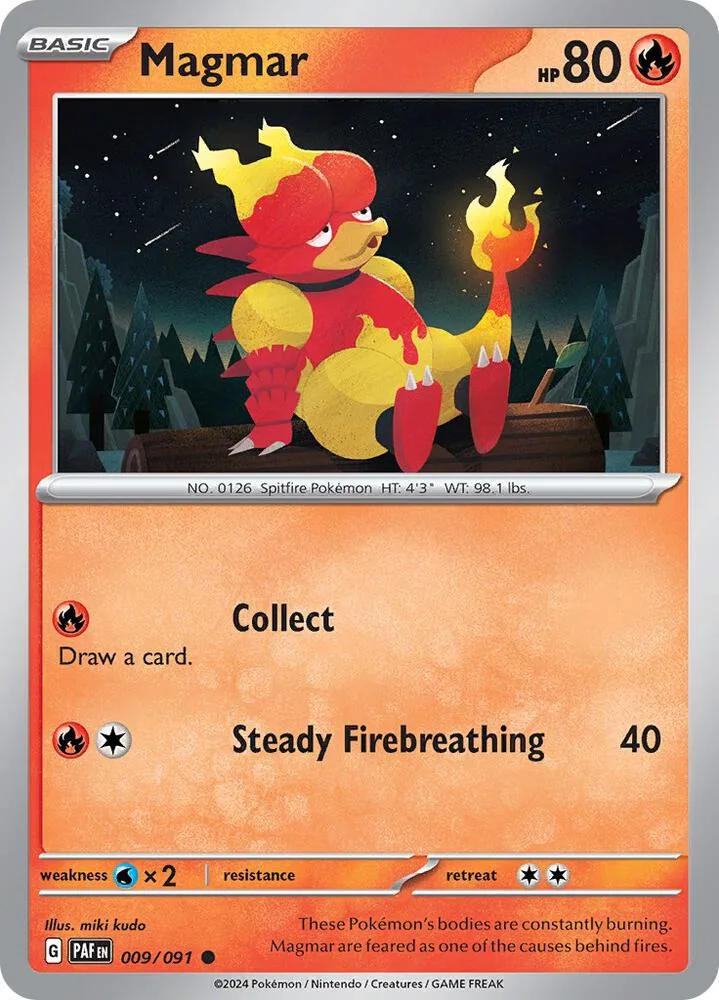 Magmar card front