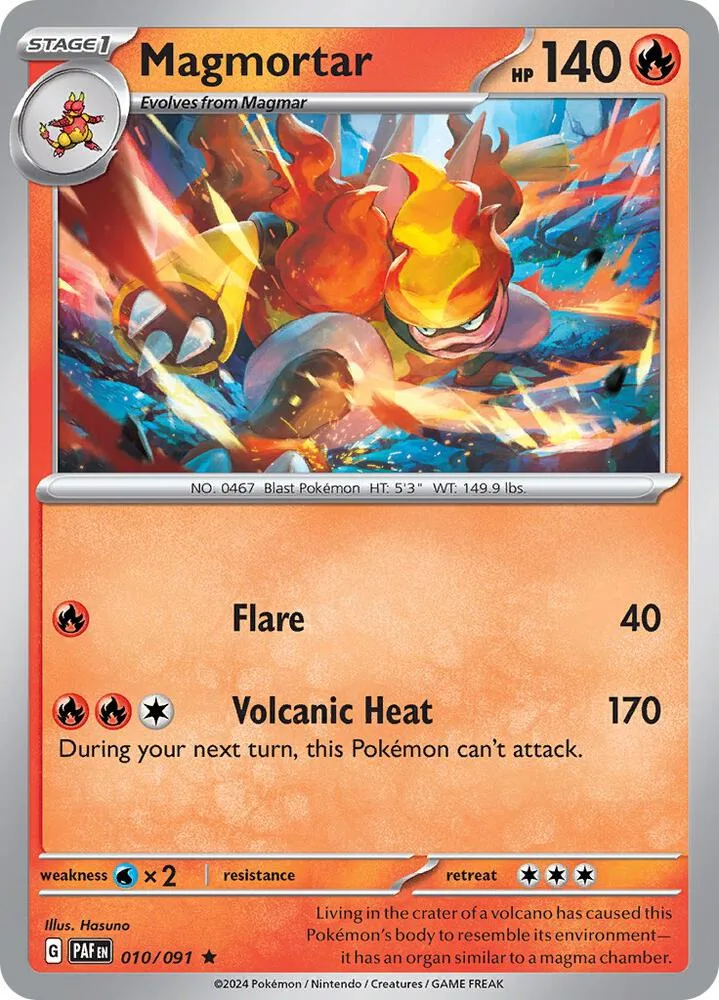 Magmortar card front