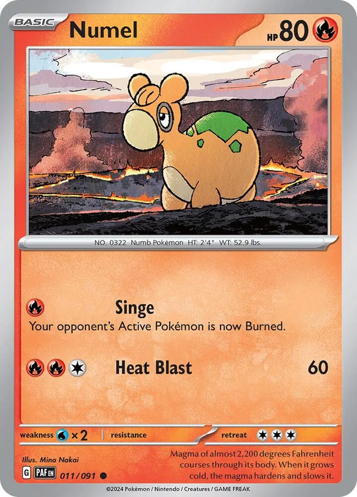 Numel card front