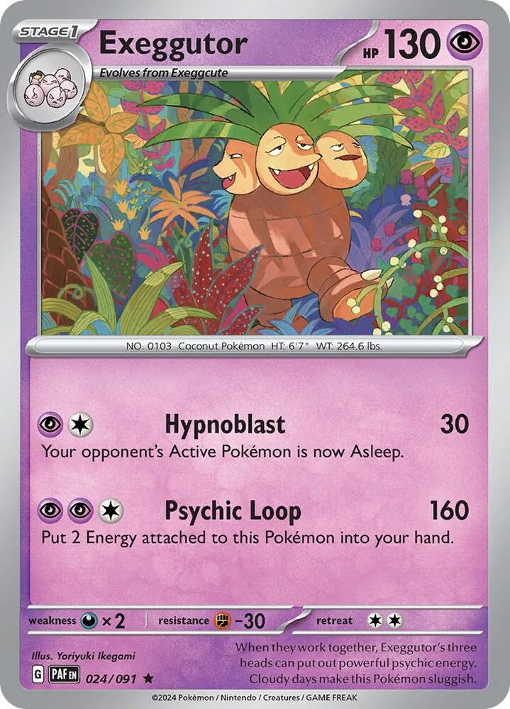 Exeggutor card front