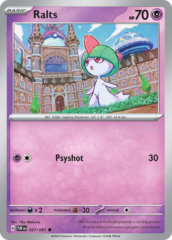 Ralts card front