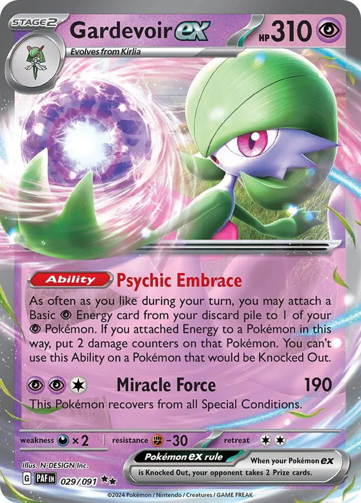 Gardevoir ex card front