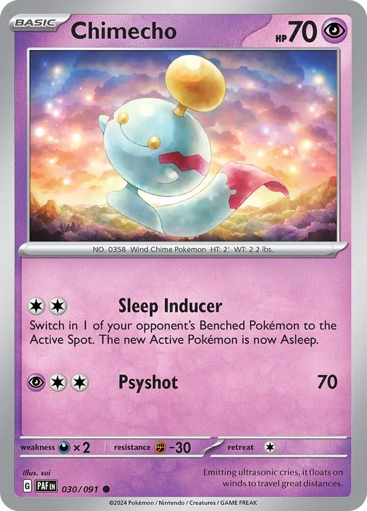 Chimecho card front
