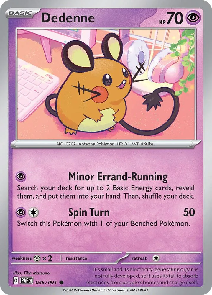 Dedenne card front