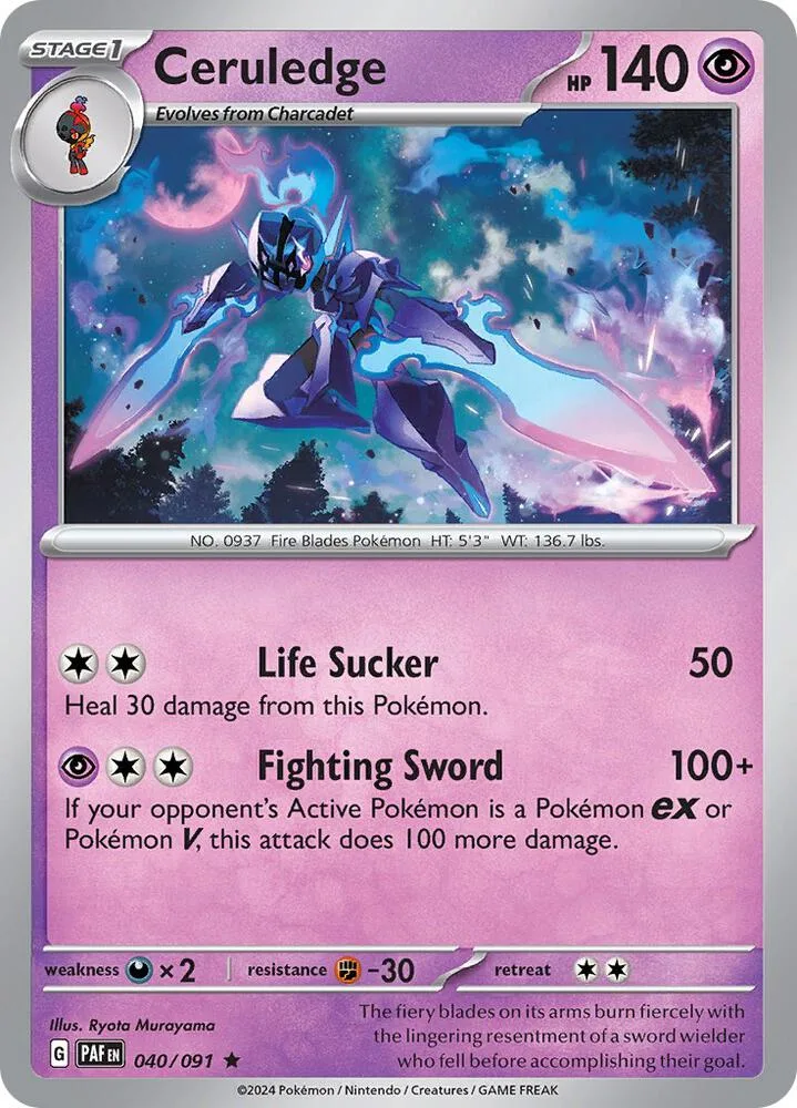 Ceruledge card front