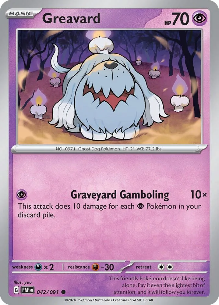 Greavard card front