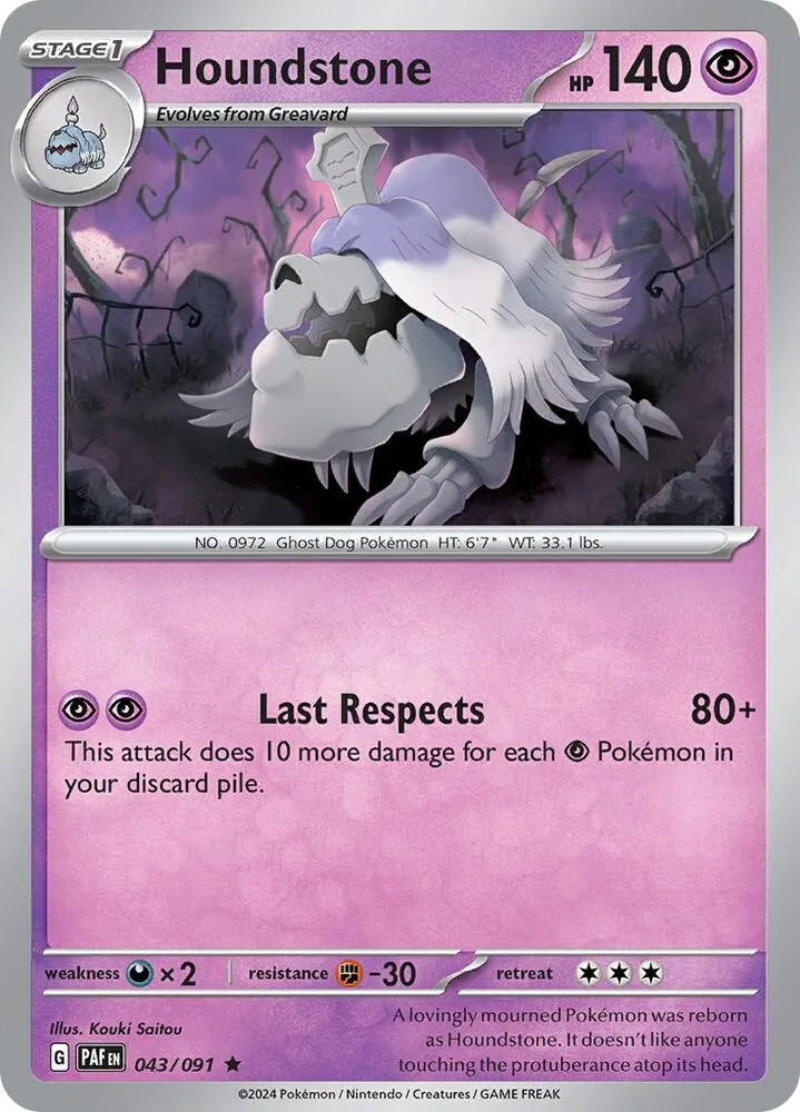 Houndstone card front