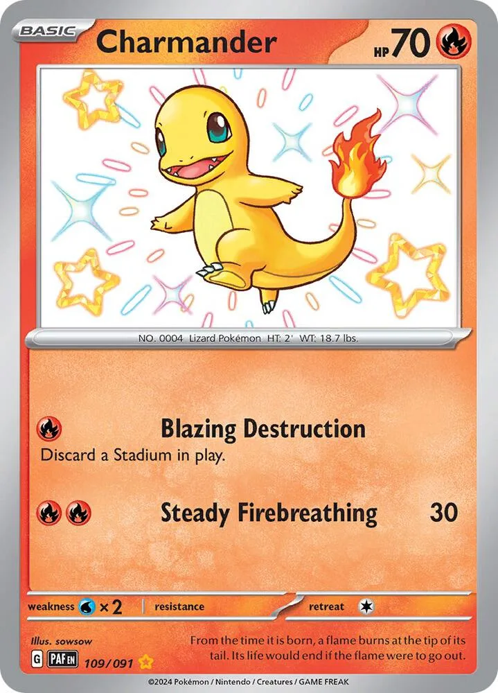 Charmander Holofoil card