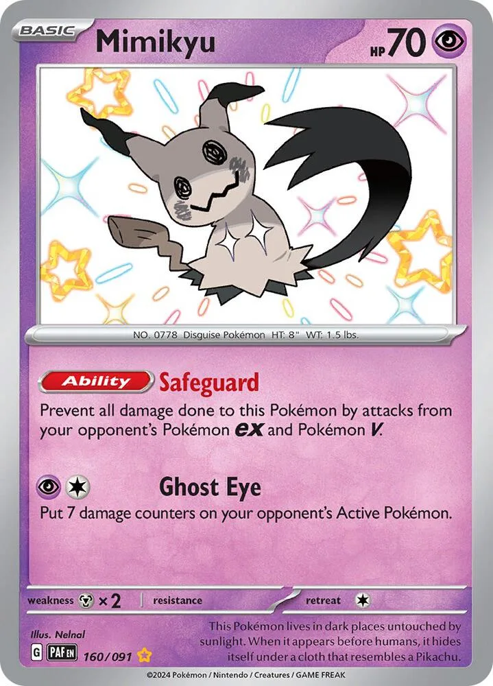 Mimikyu Holofoil card