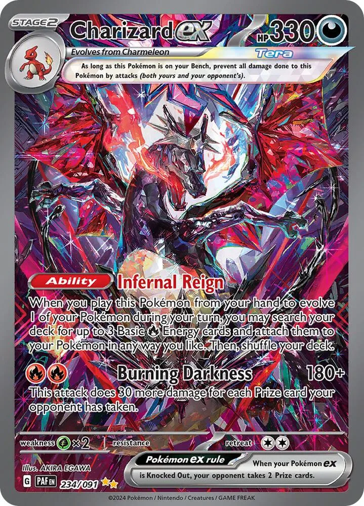 Charizard ex Holofoil card