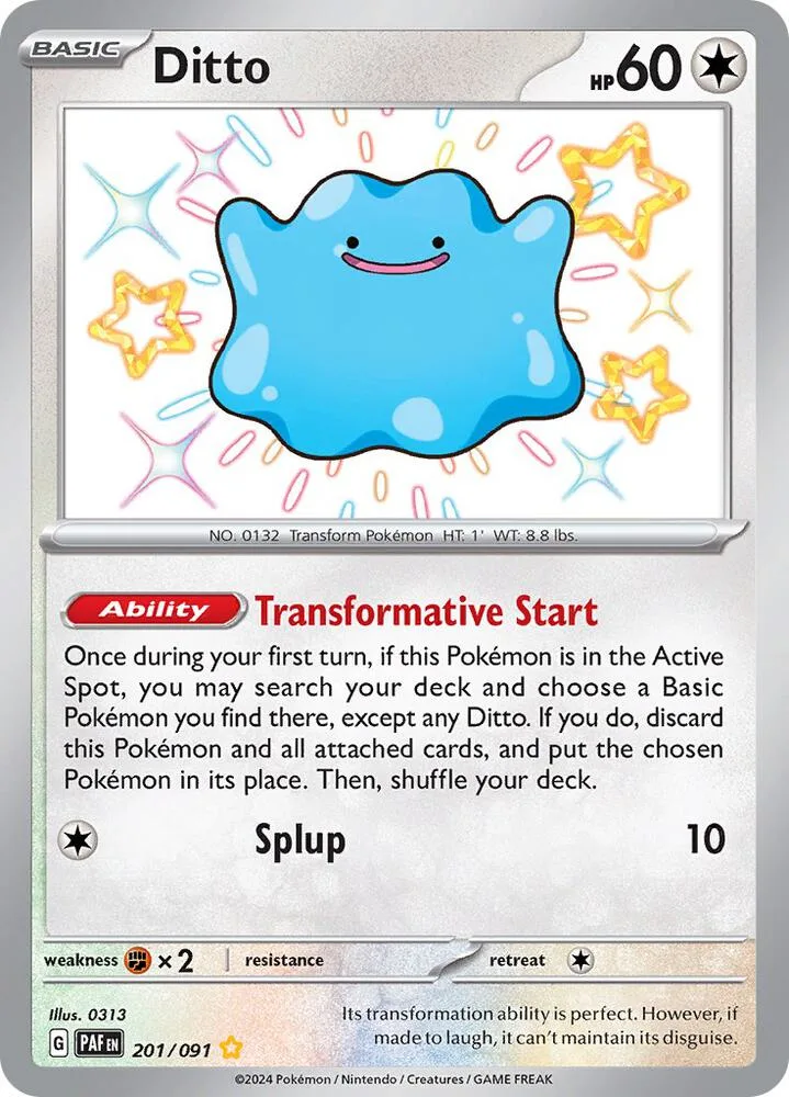 Ditto Holofoil card