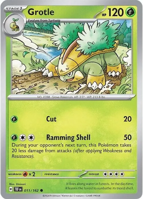Grotle card front