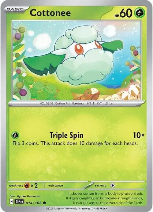 Cottonee card front