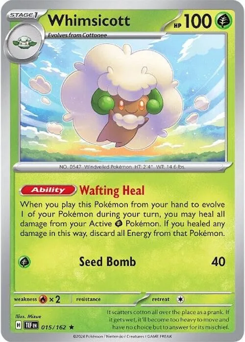 Whimsicott card front