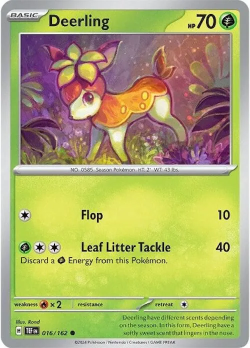 Deerling card front