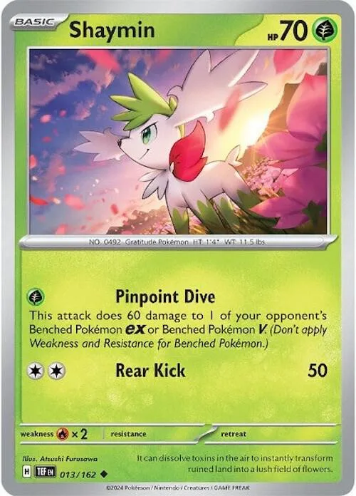 Shaymin card front