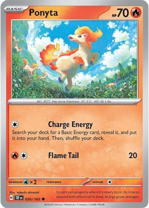 Ponyta card front